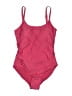 Shapermint Solid Pink One Piece Swimsuit Size L - photo 1