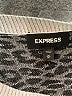 Express Animal Print Silver Pullover Sweater Size M - photo 7