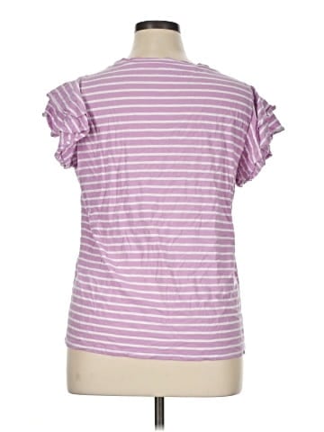 Ann Taylor LOFT Short Sleeve T-Shirt (view 2)