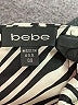 Bebe Animal Print Silver Silk Skirt Size 00 - photo 4