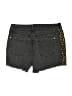 Tinseltown Animal Print Black Denim Shorts Size 7 - photo 2