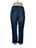 Jennifer Lopez Solid Blue Jeans Size 12 - photo 2