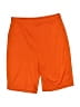 Unbranded 100% Polyester Solid Orange Athletic Shorts Size S - photo 1