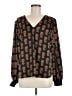 CAbi 100% Polyester Black Long Sleeve Blouse Size M - photo 1