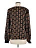 CAbi 100% Polyester Black Long Sleeve Blouse Size M - photo 2
