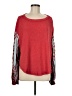 We the Free Paisley Red Pullover Sweater Size M - photo 1