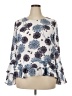 a.n.a. A New Approach 100% Polyester Ivory Long Sleeve Blouse Size XXL - photo 1