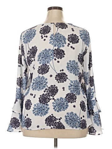 a.n.a. A New Approach Long Sleeve Blouse (view 2)