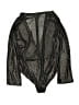 Nasty Gal Inc. Metallic Black Bodysuit Size 4 - photo 2