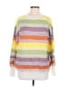 Unbranded 100% Acrylic Stripes Yellow Pullover Sweater Size M - photo 1