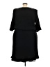Donna Ricco 100% Polyester Solid Black Casual Dress Size 22 Petite - photo 2
