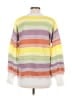 Unbranded 100% Acrylic Stripes Yellow Pullover Sweater Size M - photo 2
