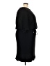 Donna Ricco 100% Polyester Solid Black Casual Dress Size 22 Petite - photo 4