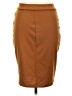 XXI Solid Brown Casual Skirt Size L - photo 2