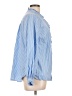 Old Navy 100% Cotton Stripes Blue Long Sleeve Button-Down Shirt Size L - photo 4