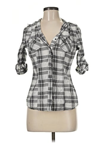 Arizona Jean Company 3/4 Sleeve Button-Down Shirt (view 1)