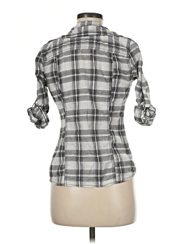 Arizona Jean Company 3/4 Sleeve Button-Down Shirt (view 2)