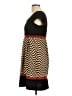 En Focus Studio Chevron-herringbone Brown Casual Dress Size 10 - photo 5
