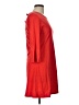Alya Solid Red Casual Dress Size L - photo 4
