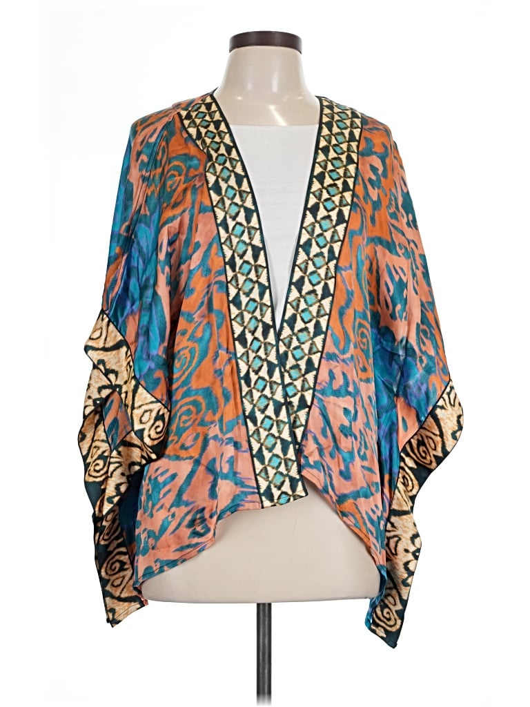 Pre-owned Soft Surroundings Kimono In Blue