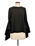 Saks Fifth Avenue Black Long Sleeve Blouse Size XS - photo 1