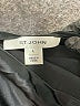 St. John Black Sleeveless Silk Top Size L - photo 7