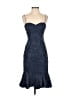 Aidan Mattox 100% Polyester Blue Cocktail Dress Size 0 - photo 1