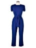 Calvin Klein Solid Blue Jumpsuit Size 8 - photo 1