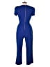 Calvin Klein Solid Blue Jumpsuit Size 8 - photo 2