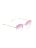 GARRETT LEIGHT Purple Sunglasses One size - photo 2