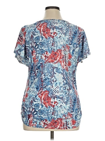 Espresso Short Sleeve Blouse (view 2)