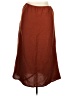 Flax Solid Brown Casual Skirt Size 6 (S) - photo 1