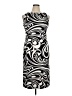MICHAEL Michael Kors Graphic Black Cocktail Dress Size 14 - photo 1