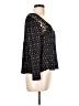 Ecote 100% Viscose Black Long Sleeve Blouse Size L - photo 4