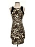 Soprano Animal Print Brown Cocktail Dress Size S - photo 1