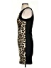 Soprano Animal Print Brown Cocktail Dress Size S - photo 5