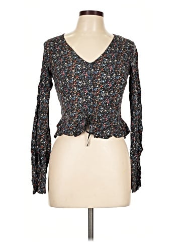 Pull&Bear Long Sleeve Blouse (view 1)