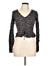 Pull&Bear Black Long Sleeve Blouse Size L - photo 1
