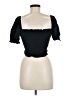 Cotton On Black Short Sleeve Top Size M - photo 2