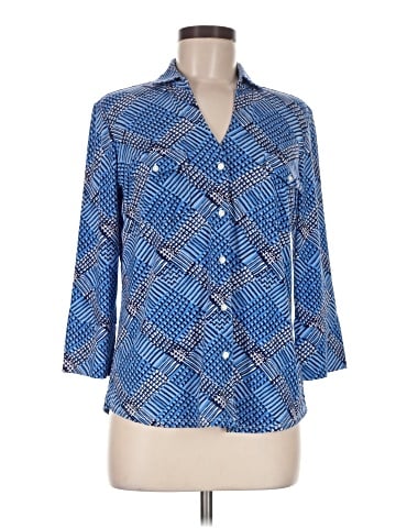 J. McLaughlin 3/4 Sleeve Button-Down Shirt (view 1)