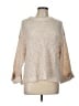 Wit & Wisdom Metallic Ivory Pullover Sweater Size L - photo 1