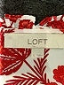 Ann Taylor LOFT 100% Polyester Red 3/4 Sleeve Blouse Size L - photo 7