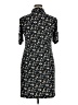 Connected Apparel Print Black Casual Dress Size 14 Petite - photo 2