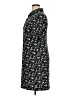 Connected Apparel Print Black Casual Dress Size 14 Petite - photo 5