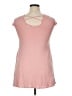 Cleo Pink Short Sleeve Top Size XL - photo 2