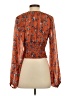 Free People Orange Long Sleeve Blouse Size XS - photo 2