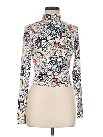 Topshop Long Sleeve Blouse (view 1)