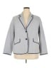 Talbots Chevron-herringbone Gray Blazer Size 18 - photo 1