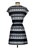 Estam Print Blue Casual Dress Size S - photo 2