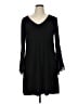MSK Solid Black Casual Dress Size XL - photo 1